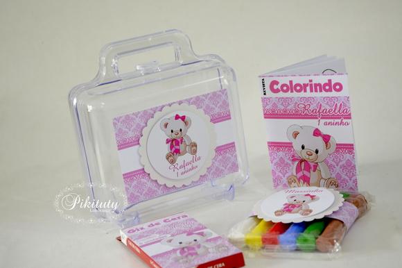 Kit Colorir + Massinha na maletinha