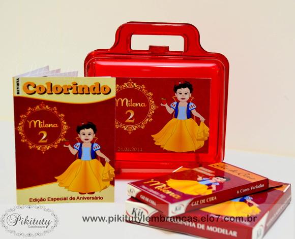 Kit Colorir + Massinha na maletinha
