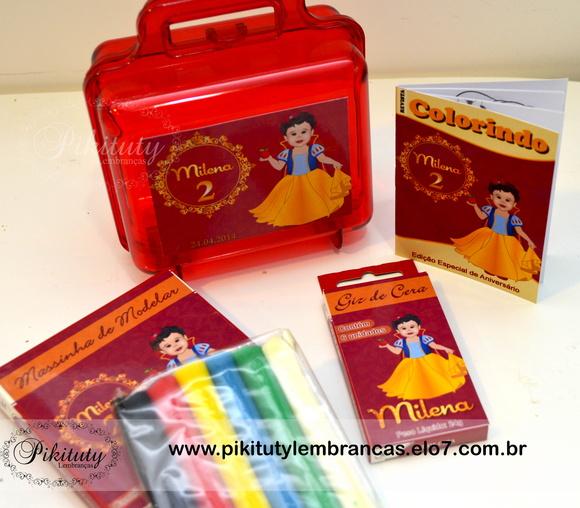 Kit Colorir + Massinha na maletinha