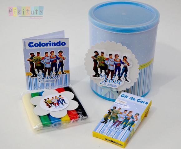 Kit Colorir + Massinha Principes Disney