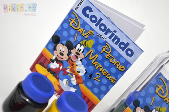 Kit Colorir + tintas e pincel na maleta