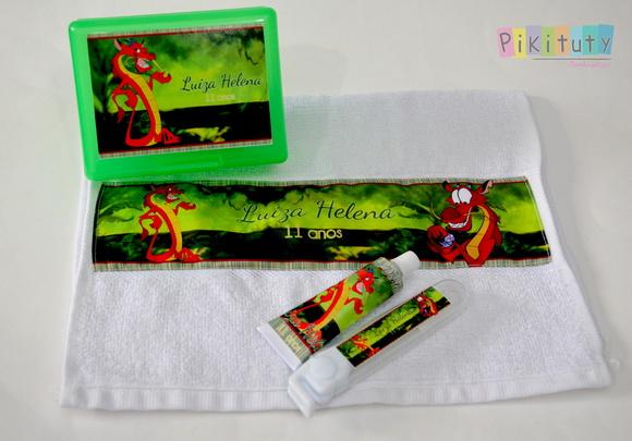 Kit Dental inbox - Mulan para meninos