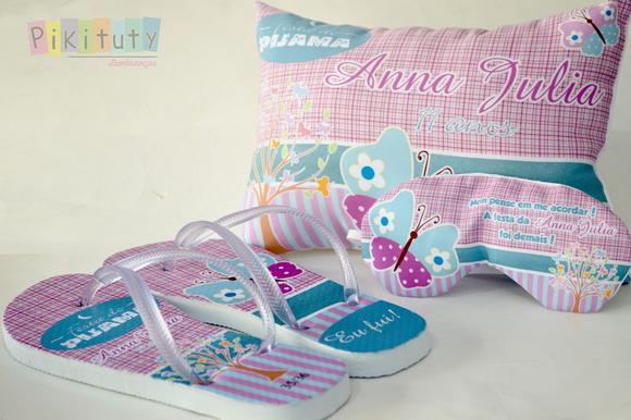 Kit Festa do Pijama - Borboletas