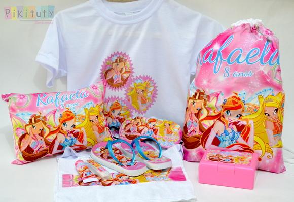 Kit festa do Pijama + camiseta Winks