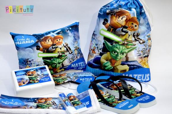 Kit festa do Pijama + camiseta Lego Star