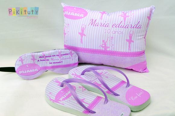Kit Festa do Pijama Bailarina