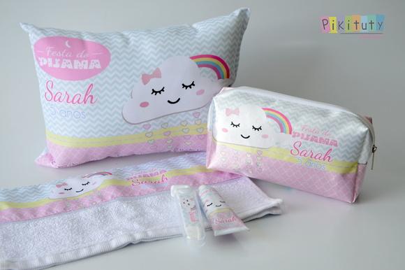 Kit Festa do Pijama Chuva de Amor