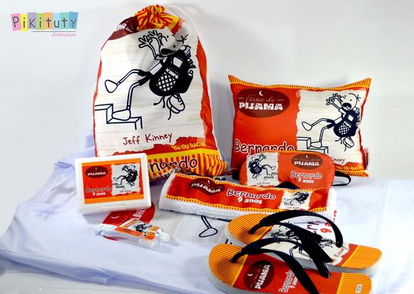 Kit festa do Pijama Diário de um Banana