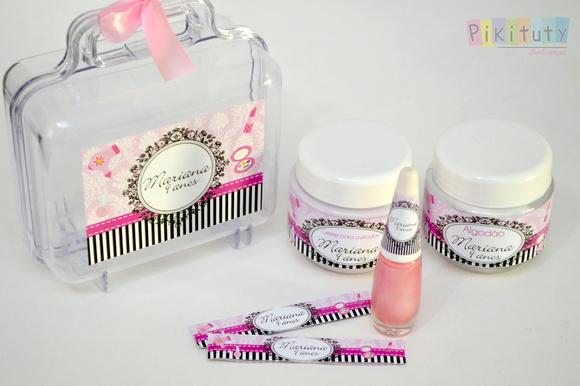 Kit Manicure com Maletinha em Acrílico