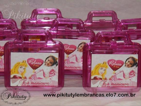 Kit Manicure com Maletinha em Acrílico
