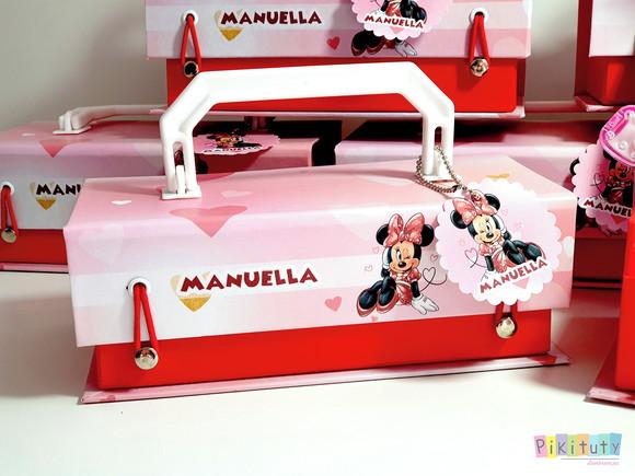 Kit Maquiagem - Maleta Em Cartonagem - Minnie