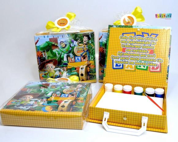 Kit Pintura com Maleta em Cartonagem - Toy Story