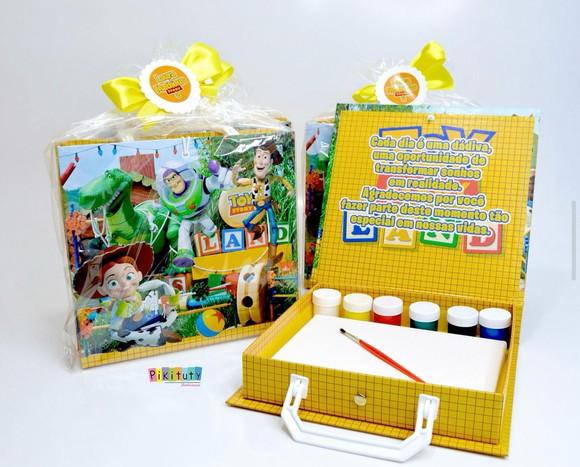 Kit Pintura com Maleta em Cartonagem - Toy Story