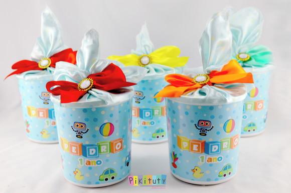 Lata Centro de Mesa - Brinquedos