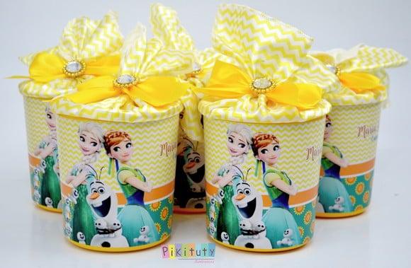 Lata Centro de Mesa Frozen Fever