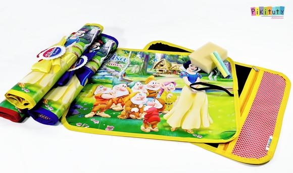 Lousa Infantil 30x40 Branca de Neve e os 7 Anões