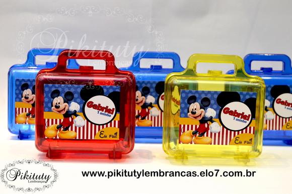 Maleta Em Acrílico Mickey