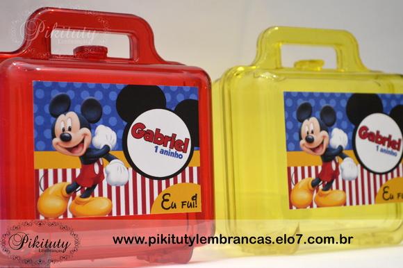 Maleta Em Acrílico Mickey