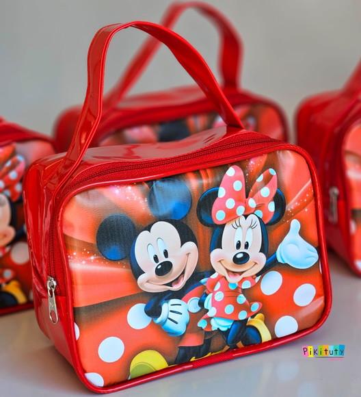 Maleta em Verniz - Mickey e Minnie