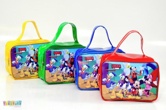 Maleta em verniz - Turma do Mickey