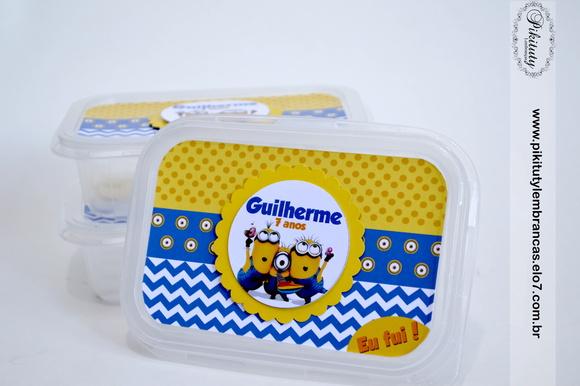 Marmitinha Plástica 250g - Minions