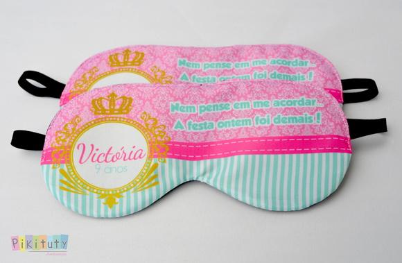 Máscara de dormir - Princesa realeza