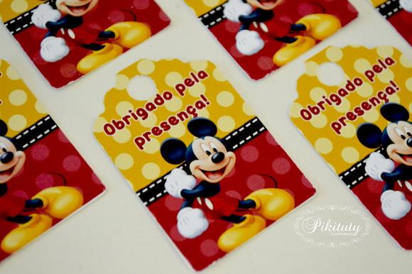Mickey - Tag de Agradecimento