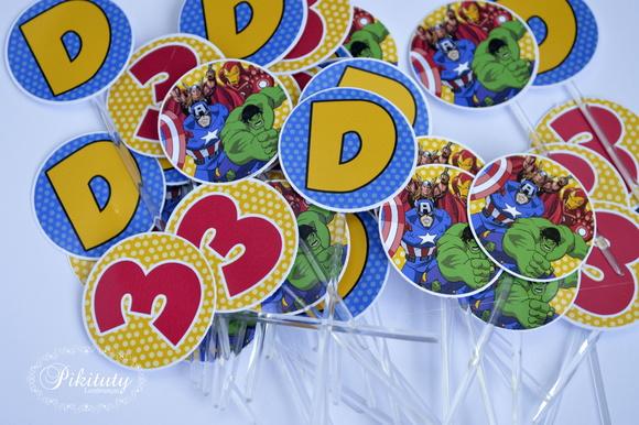 Mini Toppers para docinhos