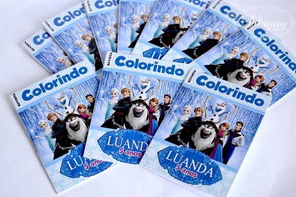 Mini Revista Colorir 10x7 cm