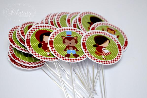 Mini Toppers para docinhos