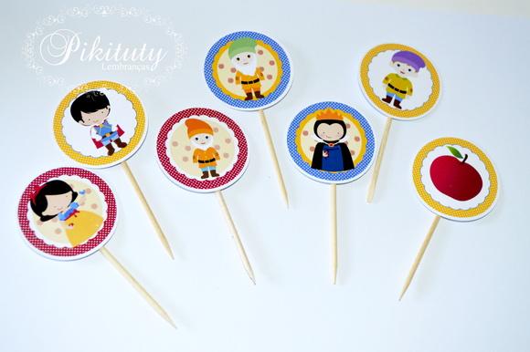 Mini Toppers para docinhos