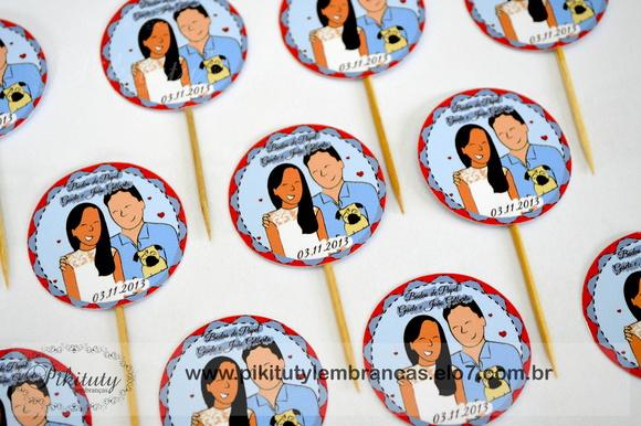 Mini Toppers para docinhos