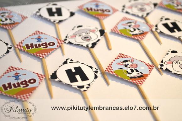 Mini Toppers Para Docinhos