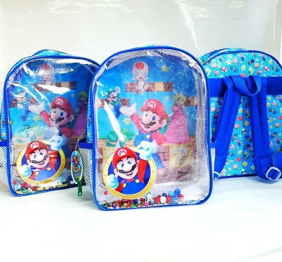 Mochila Aquário Grande Luxo - Super Mario Bross