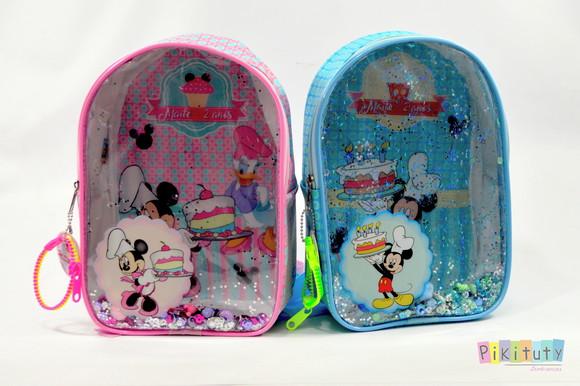 Mochila Aquário Luxo - Minnie e Mickey Confeitaria