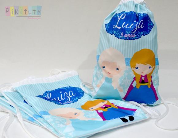 Mochila de Tecido Frozen Cute