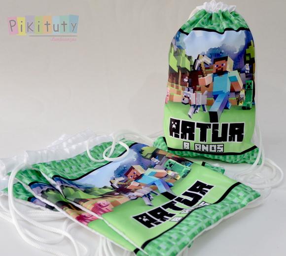 Mochila de Tecido Minecraft