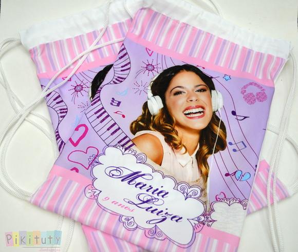 Mochila de Tecido Violetta Disney