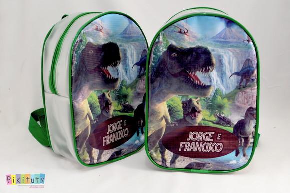 Mochila em alklear - Dinossauros