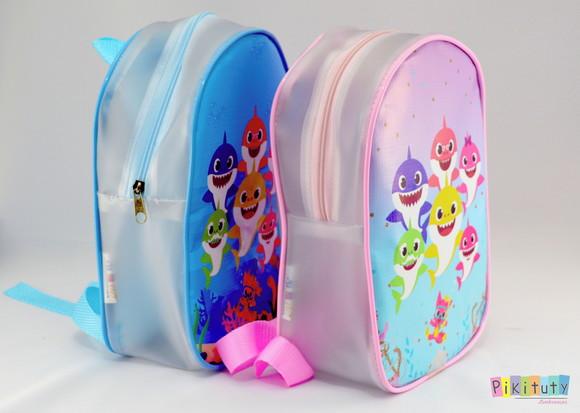 Mochila em alklear - Baby Shark