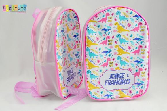 Mochila em Alklear - Dinossauros para Meninas