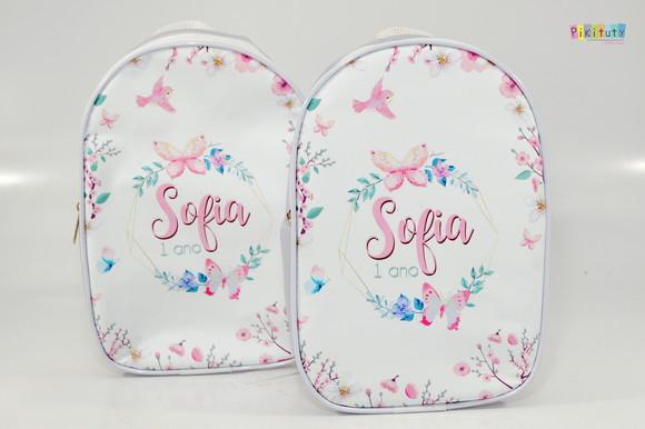Mochila em verniz - Jardim Encantado