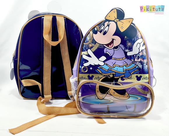 Mochila em Verniz com Aplique 3d - Disney 50 Anos