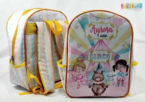 Mochila Luxo - Circo Rosa