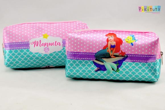 Necessaire / Estojo A Pequena Sereia Ariel