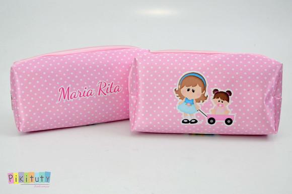 Necessaire / Estojo Bonecas