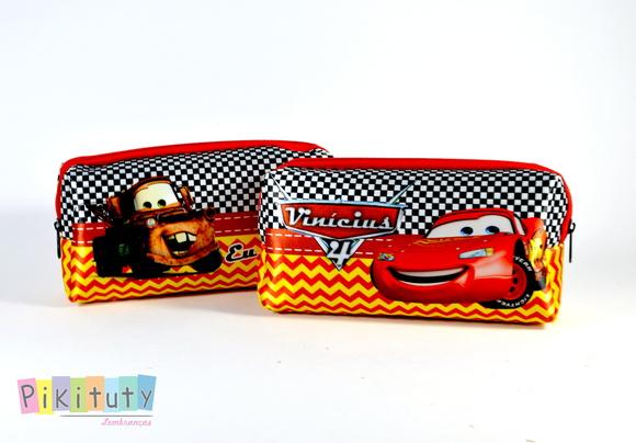 Necessaire / Estojo Carros Disney