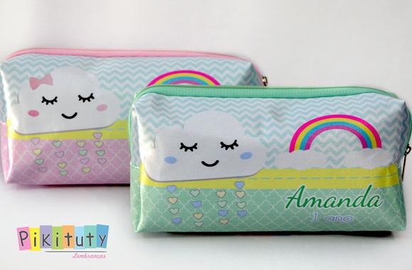 Necessaire / Estojo Chuva de Amor