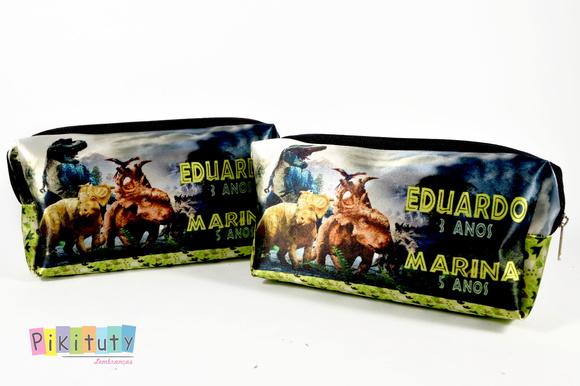 Necessaire / Estojo Dinossauros