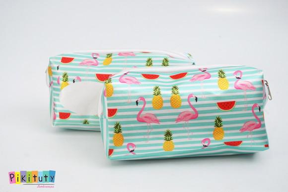 Necessaire / Estojo Flamingos